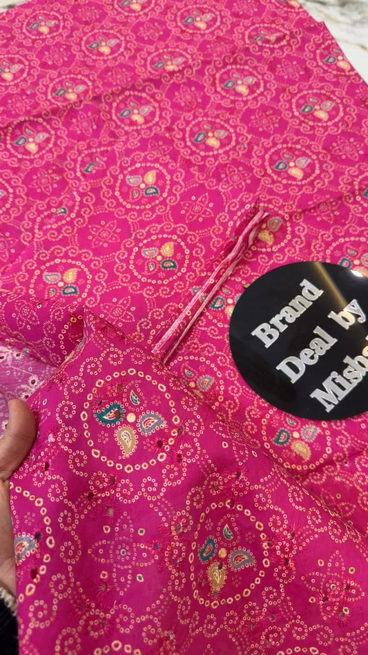 Ethnic lawn chiken Kari 2pc