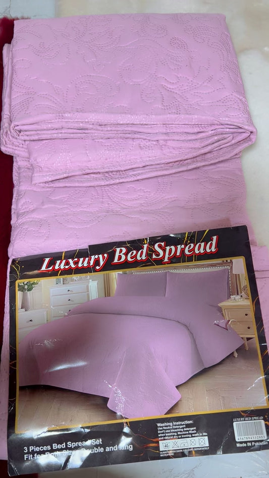 King size bed sheet with 2 pillow covers