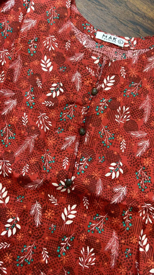 Stitched printed lawn 2pc all over