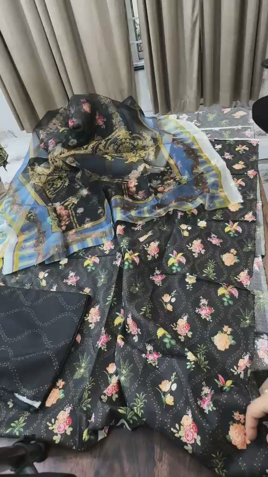 Tessa printed lawn 3pc