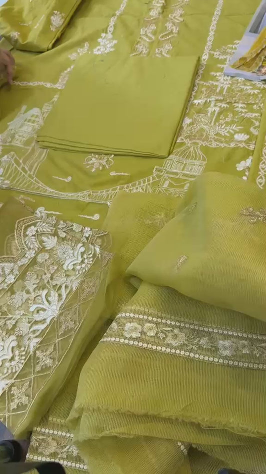 Tessa luxury embroided lawn 3pc