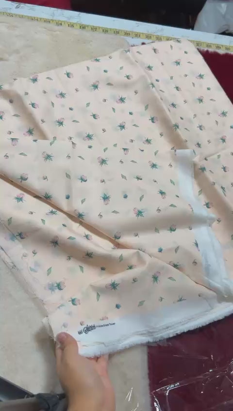 Cross stitch all over lawn print shirt and trouser