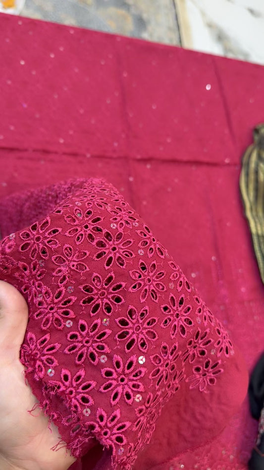 Mahees by riaz arts luxury embroided 3pc code 02