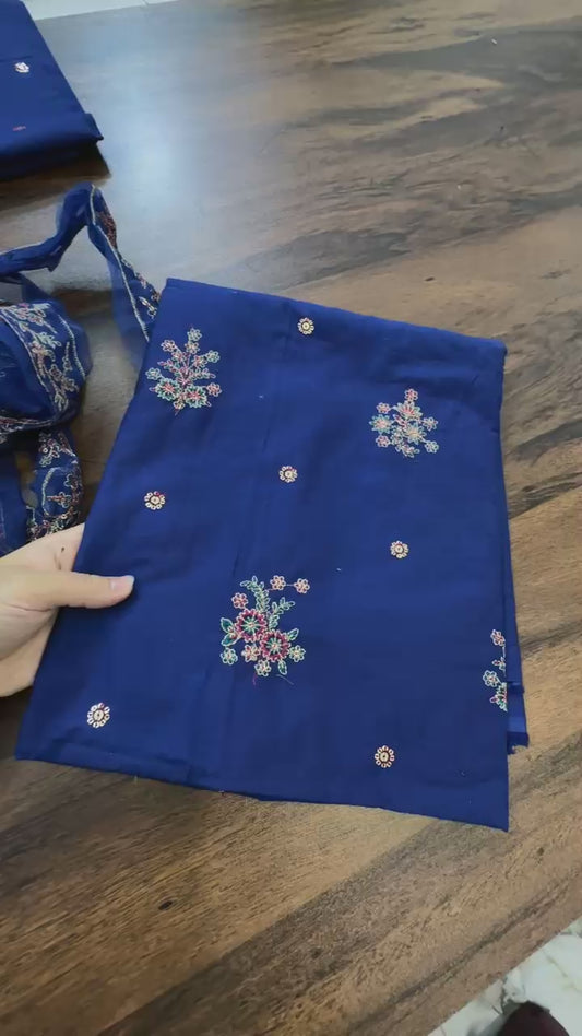 Batik embroidered 2 pc