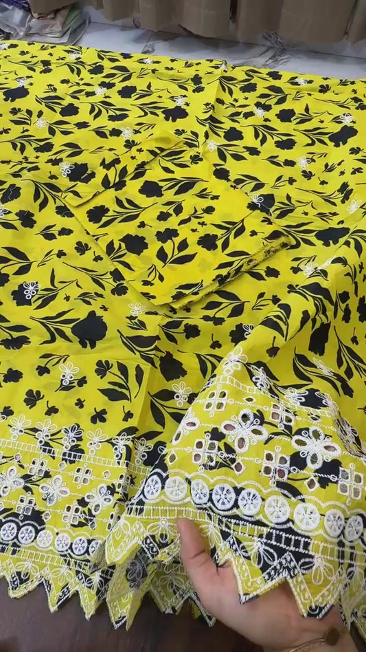 Chicken Kari embroided lawn 2pc