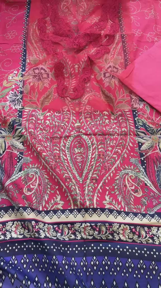 Mushq printed 2 pc with patches