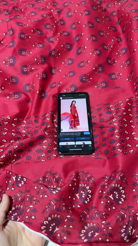 Maria b printed eid lawn 2pc