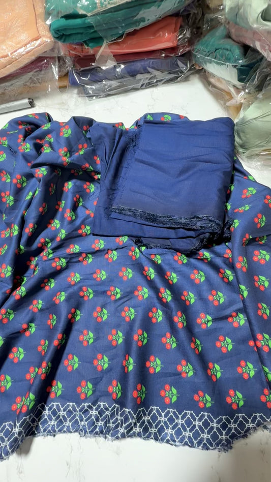 Mix brand printed linen 2pc