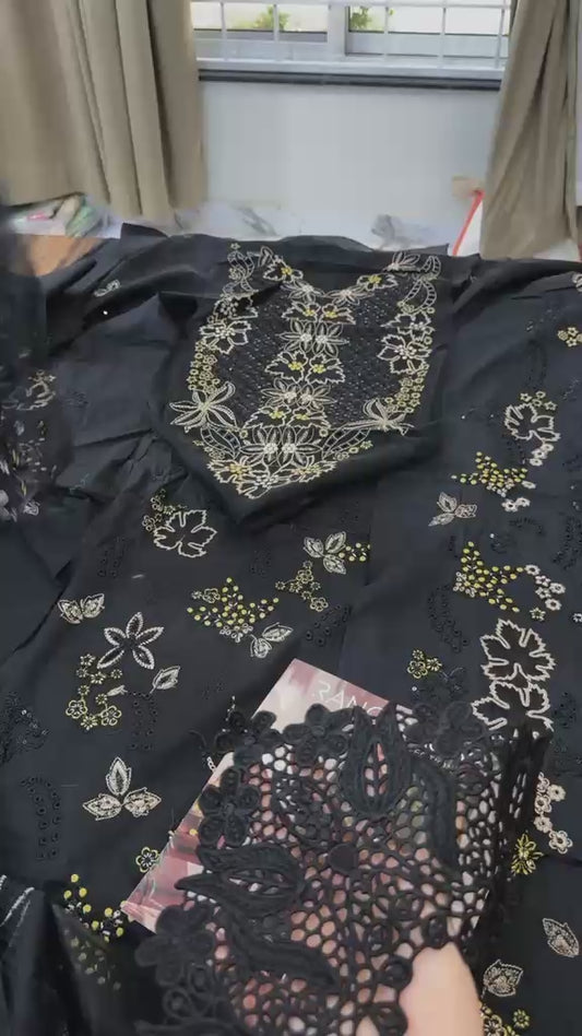 Rang Rasiya luxury embroided lawn 3pc