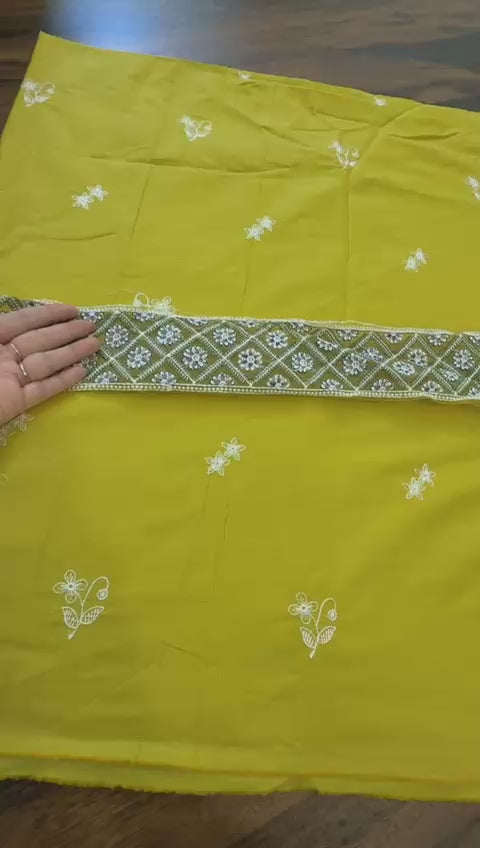 Batik embroidered lawn 2pc