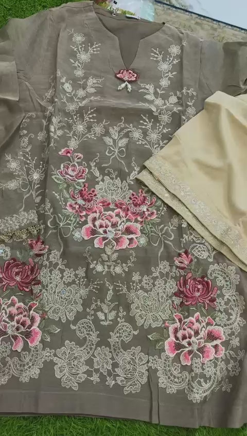 Khaadi luxury formal stitched 2 pc ( c. 19. L. 32 )