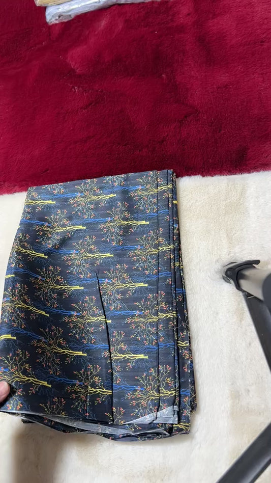 Ethnic printed doria lawn shirt trouser
