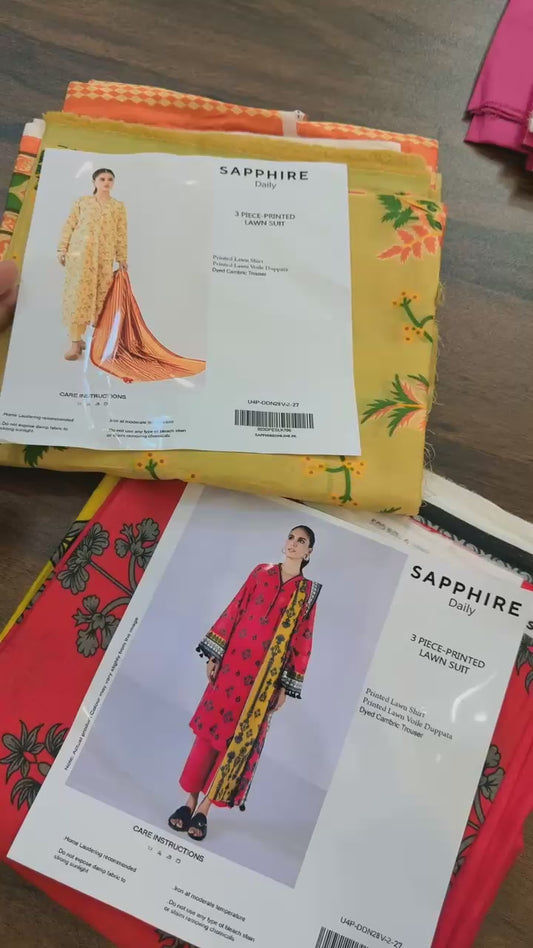 Whole sale deal of lawn 3pc  code d