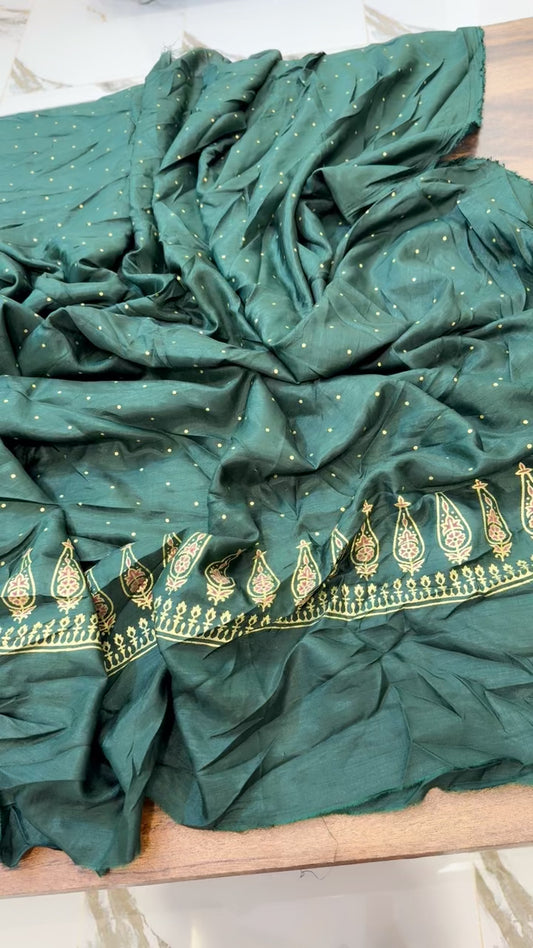 J. Silk block printed shirt (clearance )