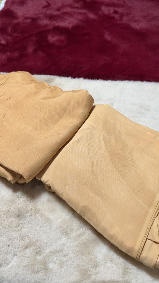 Sana safinaz plain raw silk 2pc code 2