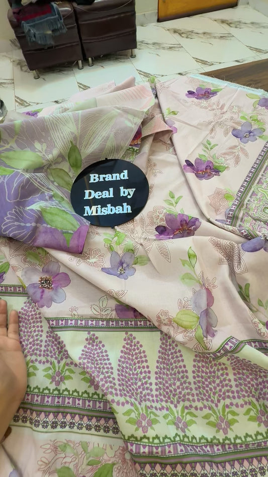 Premium quality Printed lawn 2pc