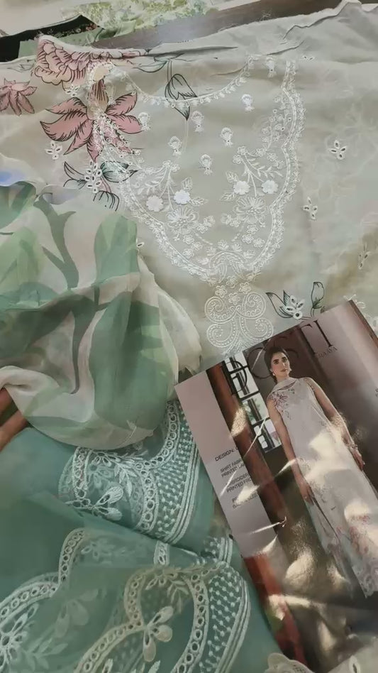 Rang rasiya Design 05 Dosti luxury embroidered lawn 3pc