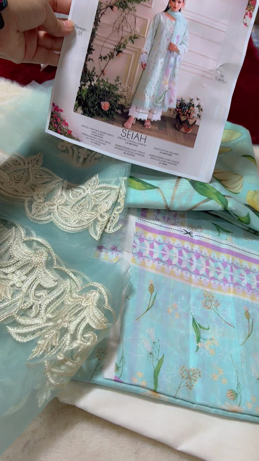 Rang rasiya lawn 3pc