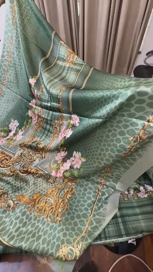 Nishat Printed Lawn 3pc with Patches