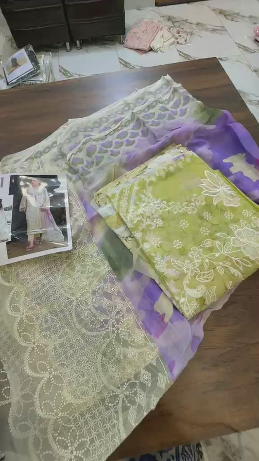 Nureh by Riaz arts luxury lawn 3pc