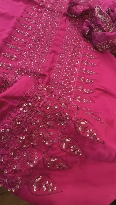 Batik embroidered shirt
