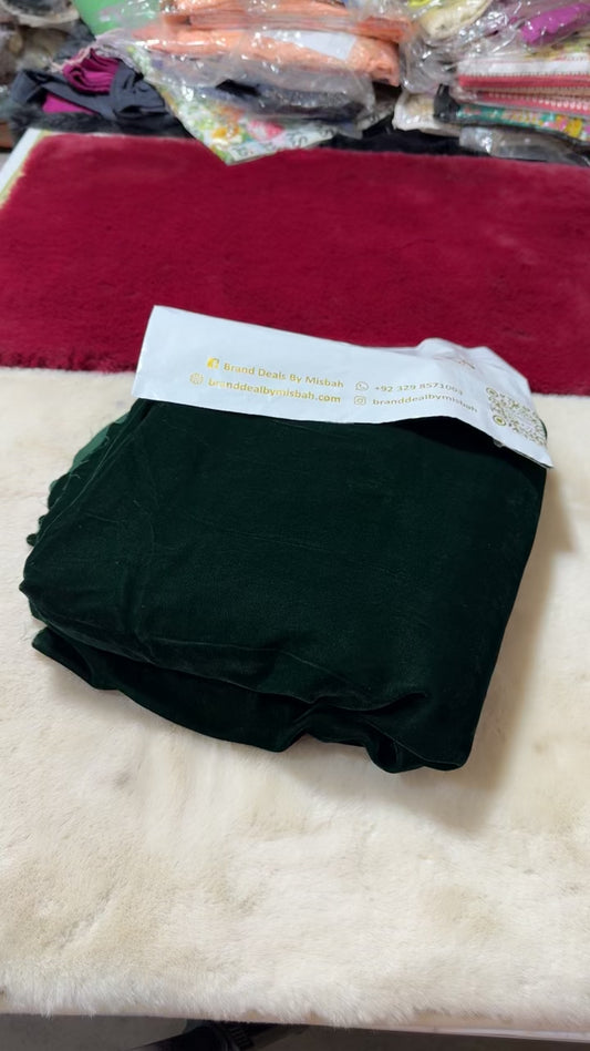 Velvet 2pc 9000micro velvet Bottle green