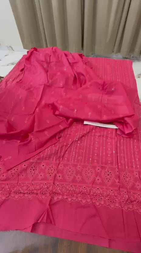 Alkaram embroidered lawn 3pc
