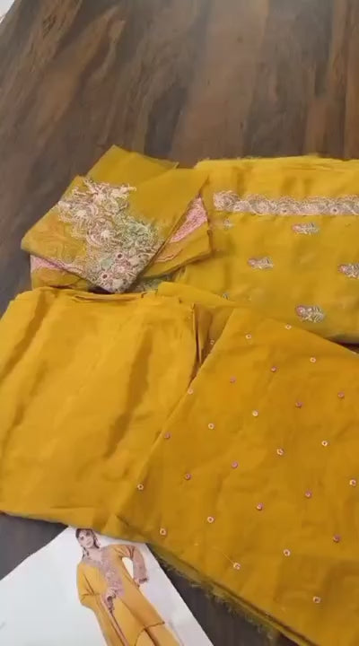 Clearance sale khadi luxury formal dresses