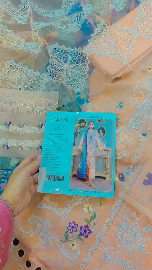 Mushq roheenaz luxury 3pc (amal)