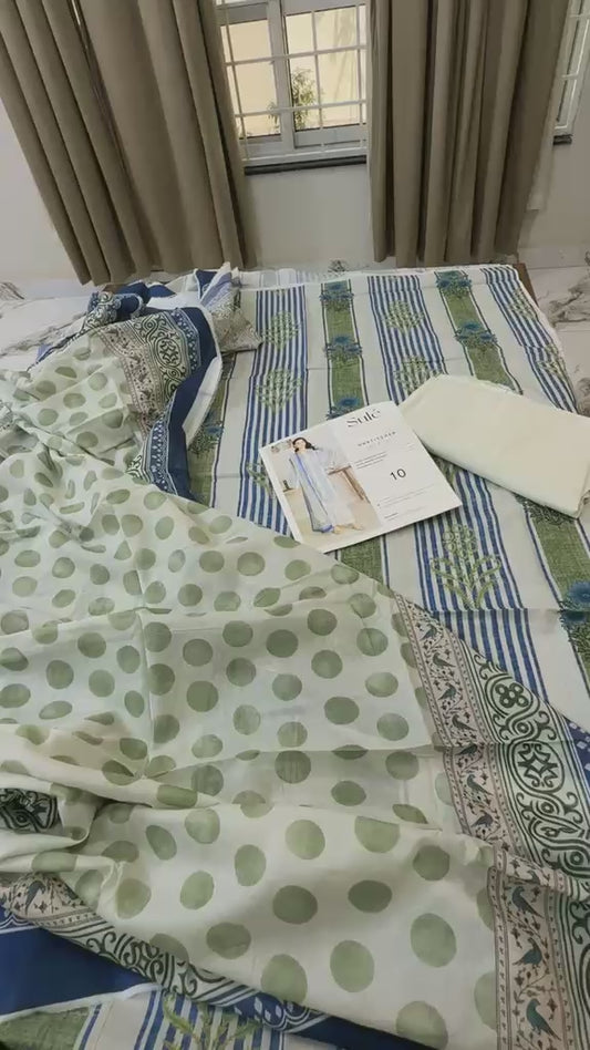 Zarashahjan printed lawn 3pc