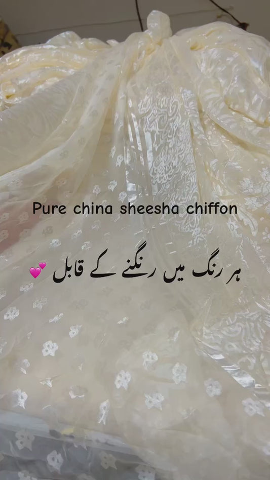 Pure sheesha chiffon duppata