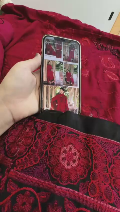 Mushq luxury embroidered 3pc winter