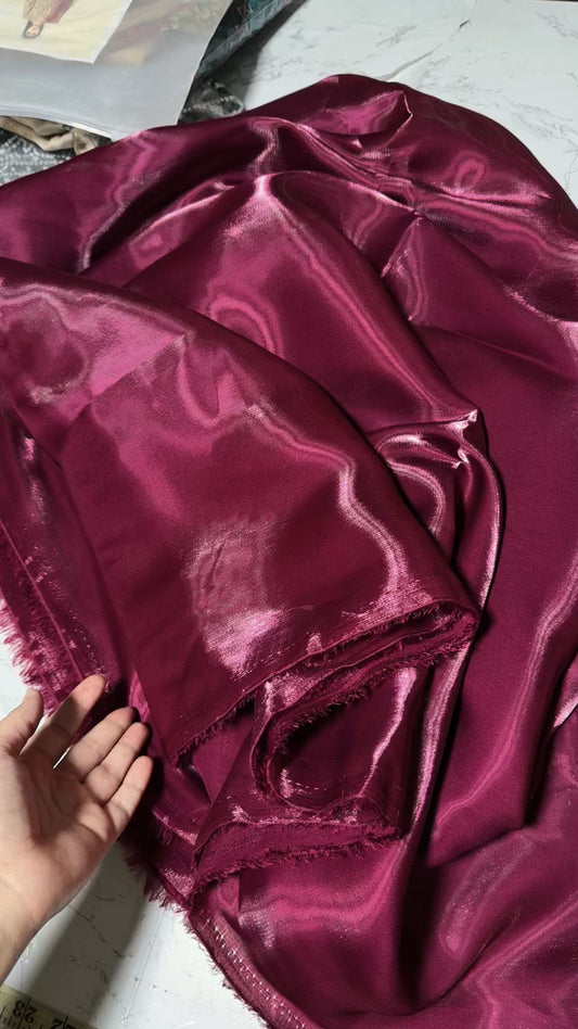 Lava silk/ sheesha silk 2pc (maroon)