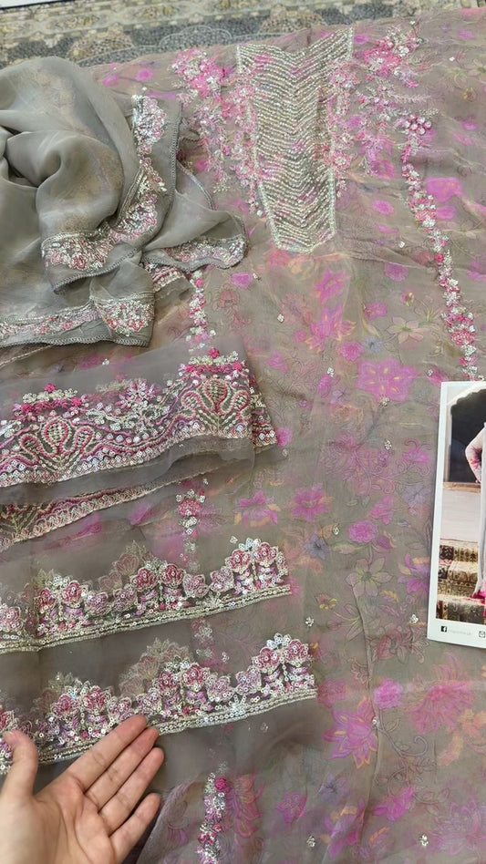 Chrizma luxury chiffon vassal volume 3pc