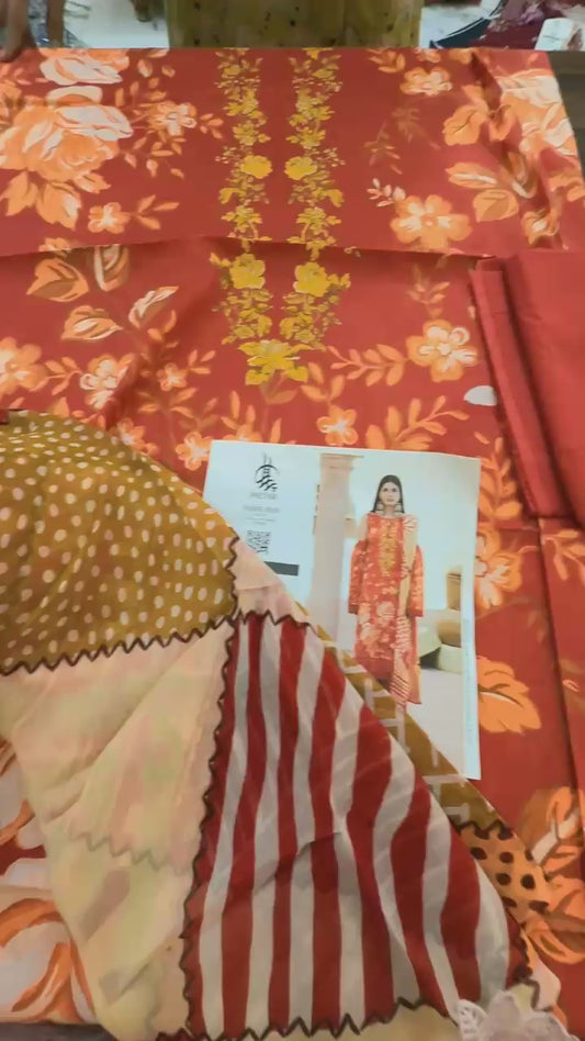 Paltar printed lawn 3pc