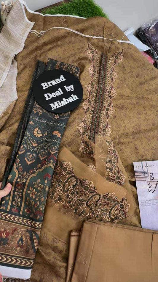Rang rasiya luxury embroidered 3pc winter