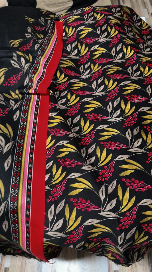 Kotrai marina 3pc with printed light weight wool shawl