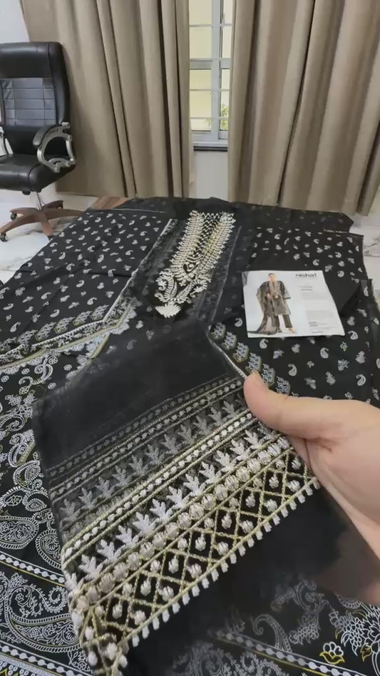 Nishat printed lawn 3pc
