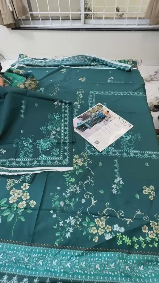 Naqash printed lawn 3pc