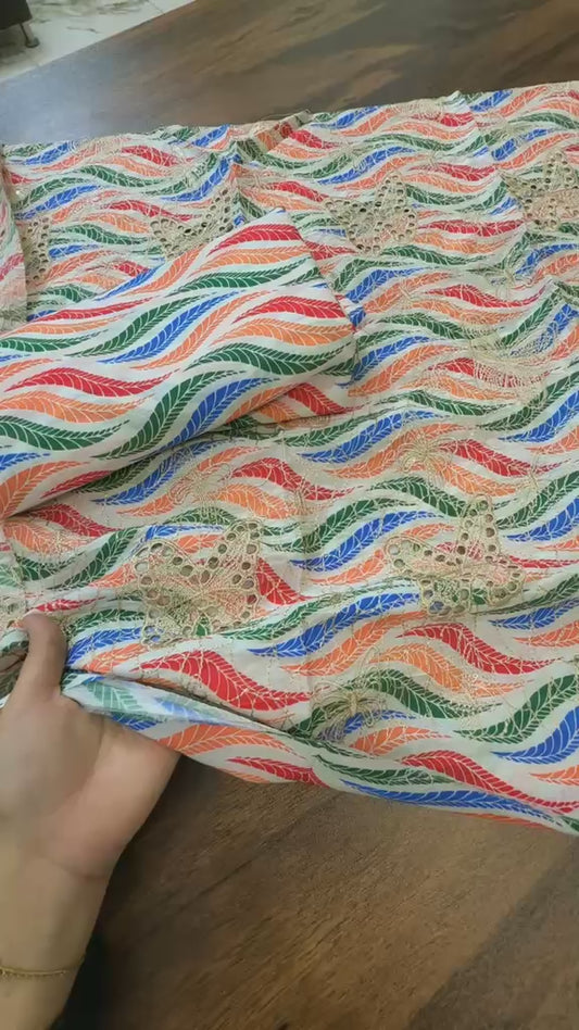 Embroided lawn 2pc
