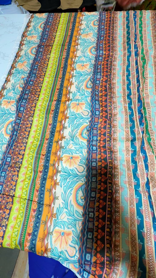 Zara shahjahan printed lawn shirt
