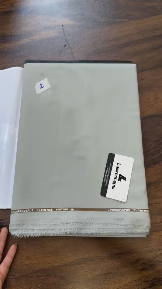 Lawrencepur luxury gents all season wash n wear florence suting complete suit code 2