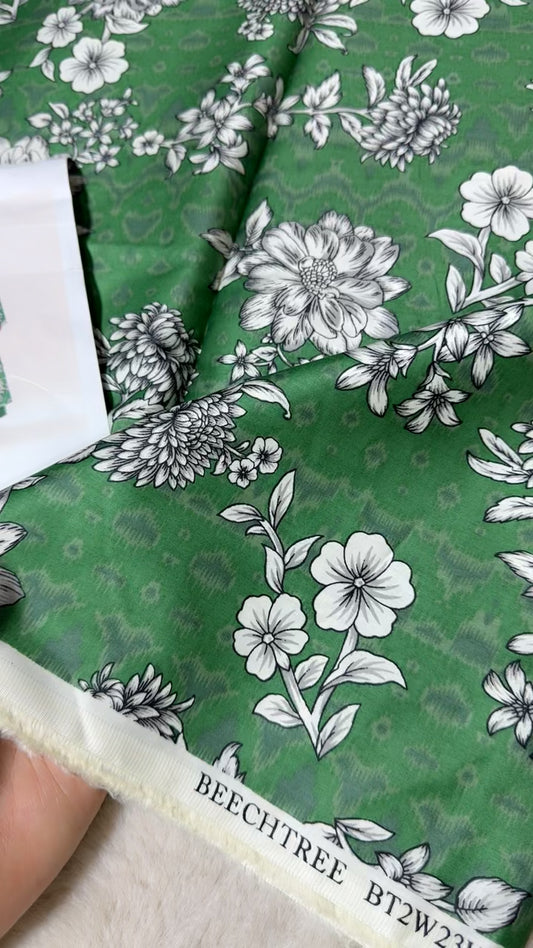 Beechtree printed cotton satin 3pc