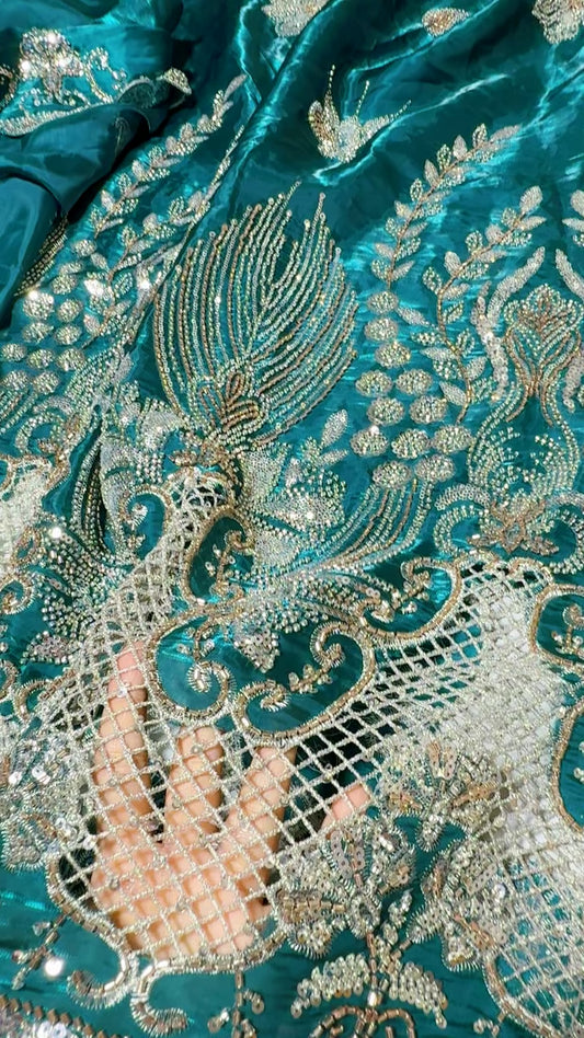 Luxury turkish cut dana silk shirt duppata