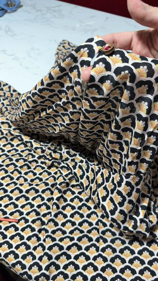 Beechtree winter printed shirt code L