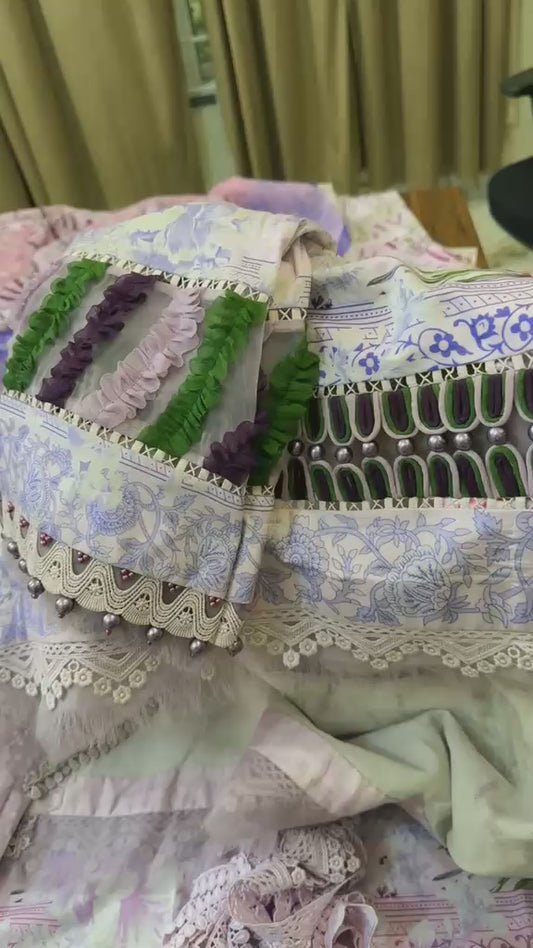 Tessa printed lawn 3pc unstitched
