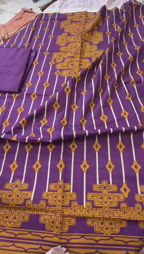 Alkaram printed khaddar 2 pc