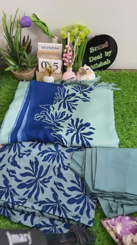 Printed winter corduroy Marina 3 pc