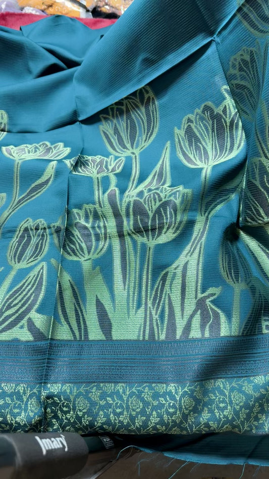 Saya winter viscose jacquard 3 pc