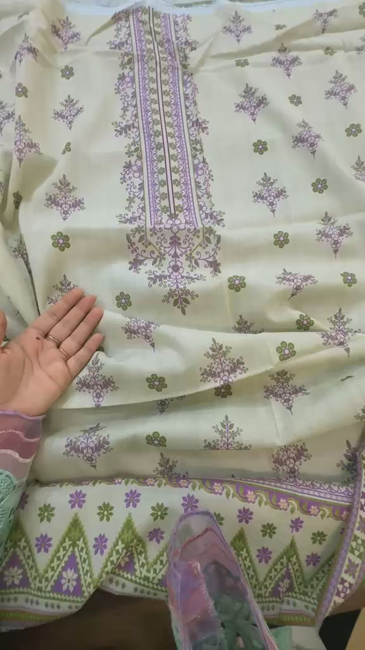 Printed lawn 2pc code 4